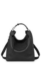 Allsaints Small Kita Convertible Leather Backpack - Black