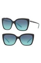 Women's Tiffany 56mm Sunglasses - Black/ Blue