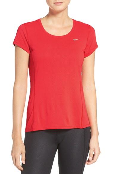 Women's Nike 'contour' Dri-fit Tee - Orange