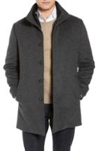 Men's John W. Nordstrom Hudson Wool Car Coat, Size - Grey