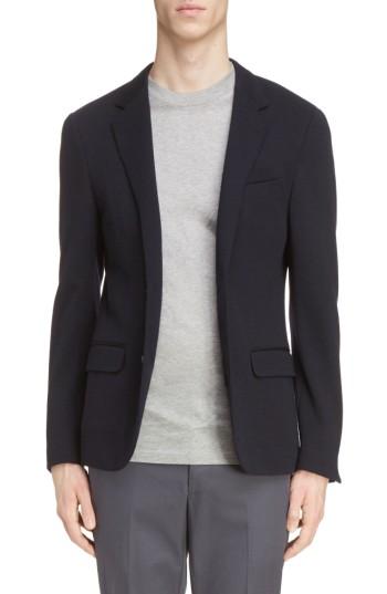 Men's Lanvin Wool Blend Jersey Jacket