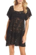Women's Nanette Lapore Crochet Cover-up Dress - Black