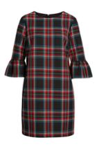 Women's Vineyard Vines Greenwich Jolly Plaid Shift Dress - Black