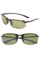 Men's Maui Jim 'banyans - Polarizedplus2' 67mm Sunglasses - Gloss Black / Ht Lens