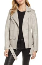 Women's Levi's Oversize Faux Leather Moto Jacket - Grey