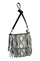 Urban Originals Burning Up Fringe Convertible Vegan Leather Crossbody Bag -