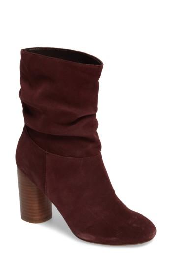 Women's Sole Society Belen Slouchy Bootie M - Burgundy