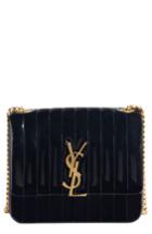 Saint Laurent Large Vicky Patent Leather Crossbody Bag -