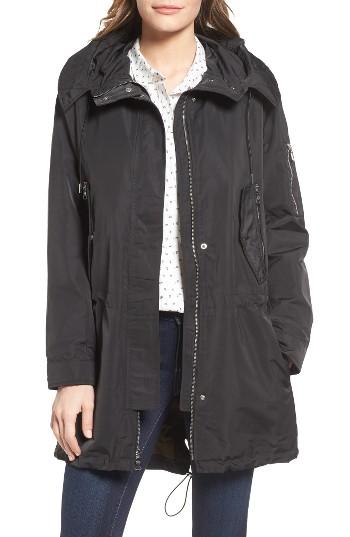 Women's Vince Camuto Utility Parka - Black