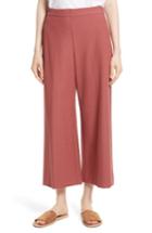 Women's Rebecca Taylor Stretch Suiting Crop Pants - Coral