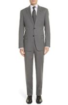 Men's Emporio Armani Trim Fit Sharkskin Wool Suit