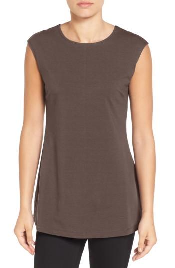 Petite Women's Nic+zoe 'perfect Layer' Tank P - Brown