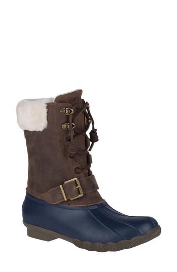 Women's Sperry Saltwater Misty Waterproof Rain Boot M - Blue