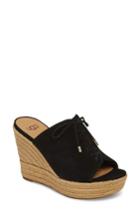 Women's Ugg Giorgia Espadrille Wedge Mule M - Black