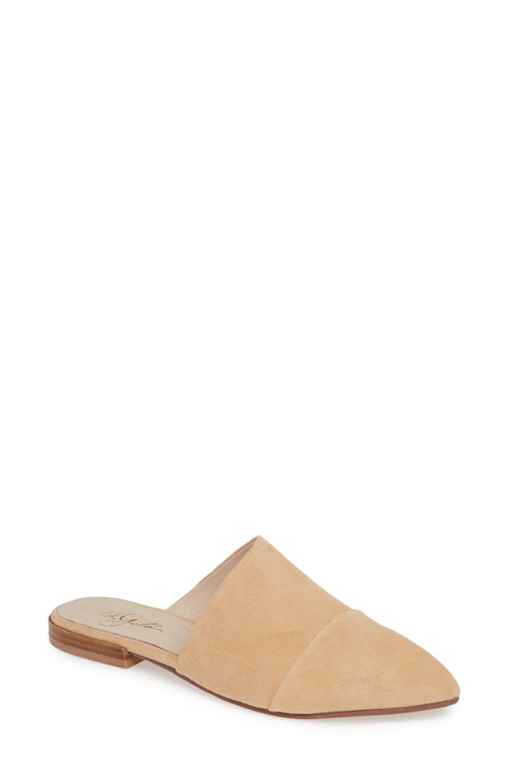 Women's 42 Gold Castle Cap Toe Mule .5 M - Beige