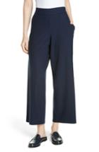 Women's Eileen Fisher Wool Ankle Pants, Size - Blue