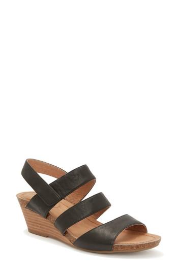 Women's Adam Tucker Tora Wedge Sandal M - Black