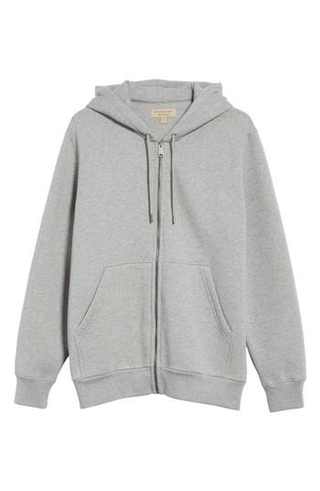 Men's Burberry Kenton Fit Full Zip Fleece Hoodie