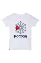 Women's Reebok Graphic Logo Tee, Size - White