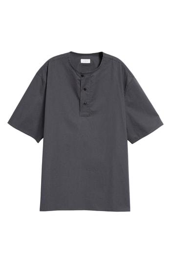 Men's Lemaire Asymmetrical Henley T-shirt