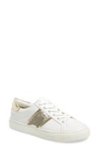 Women's Tory Burch Carter Sequined Sneaker M - White