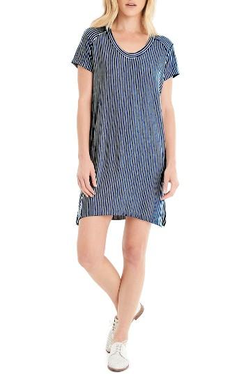 Women's Michael Stars Stripe Sweatshirt Dress