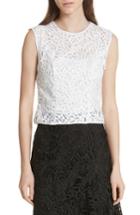 Women's Milly Irena Lace Top - White