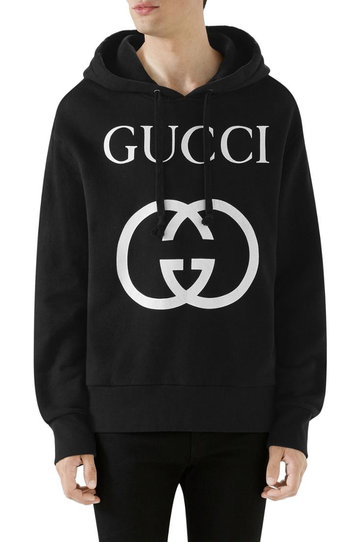 Men's Gucci New Logo Cotton Hoodie