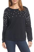 Women's Halogen Beaded Sweatshirt