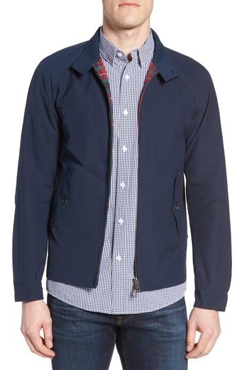 Men's Baracuta G4 Water Repellent Harrington Jacket - Blue
