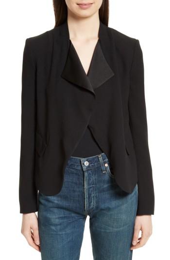 Women's Theory Kensington Peplum Jacket - Black