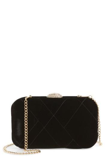 Nina Barlow Quilted Velvet Minaudiere -