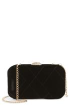 Nina Barlow Quilted Velvet Minaudiere -