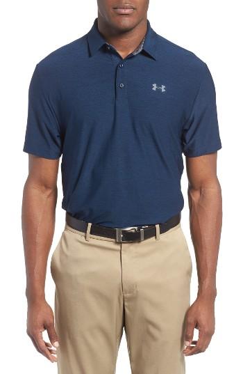 Men's Under Armour 'playoff' Short Sleeve Polo, Size - Yellow