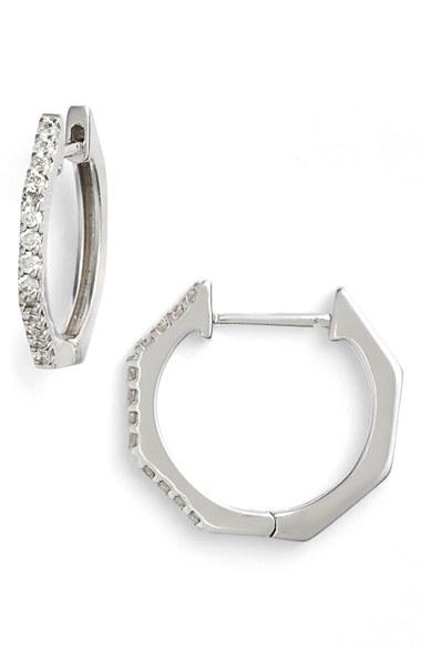 Women's Bony Levy Diamond Geometric Hoop Earrings (limited Edition) (nordstrom Exclusive)