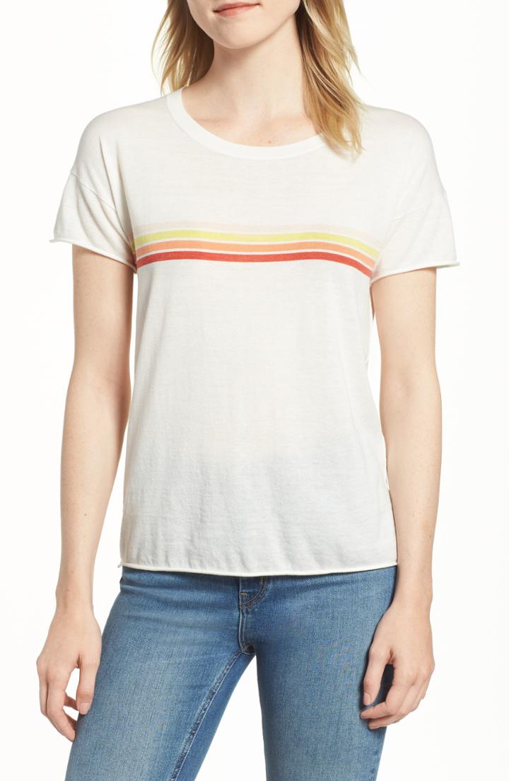 Women's Velvet By Graham & Spencer Stripe Cotton Tee