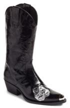 Women's Calvin Klein 205w39nyc Tex Tubo Western Boot .5 Eu - Black