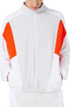 Men's Topman Terry Cloth Track Jacket - White