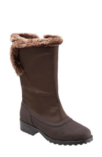 Women's Trotters Bowen Waterproof Boot N - Brown