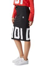 Women's Adidas Bold Ages Track Skirt - Black