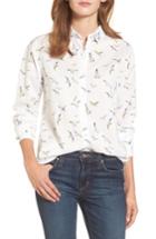 Women's Barbour Faeroe Shirt Us / 8 Uk - White