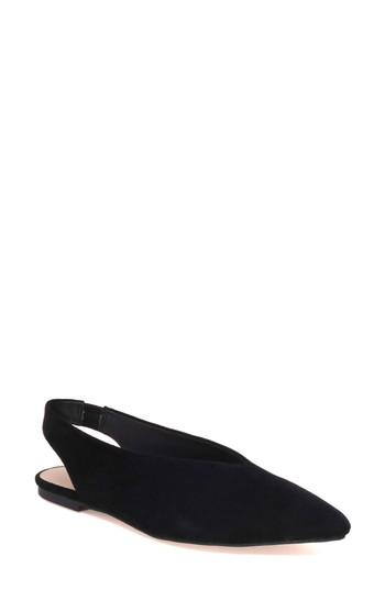Women's Joe's Violet Slingback Flat .5 M - Black