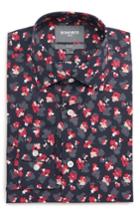 Men's Bonobos Pearl Slim Fit Stretch Floral Dress Shirt .5 32 - Red