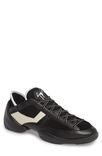 Men's Giuseppe Zanotti Split Sole Sneaker Us / 40eu - Black