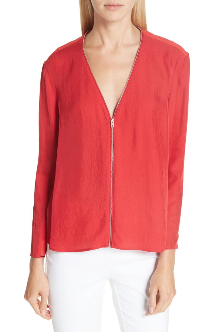 Women's Rag & Bone Vanessa Top, Size - Red