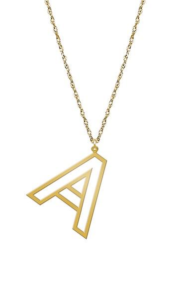 Women's Jane Basch Designs Varsity Initial Pendant Necklace