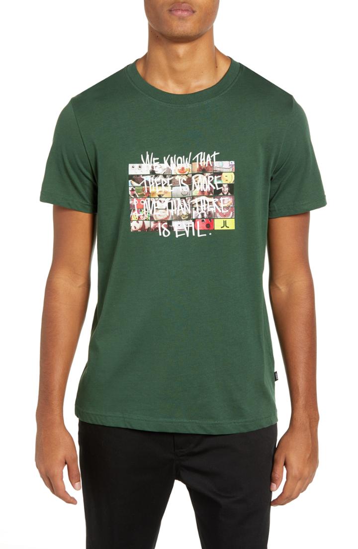 Men's Wesc Max More Love Graphic T-shirt - Green