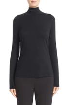 Women's Lafayette 148 New York Stretch Jersey Turtleneck, Size - (online Only)