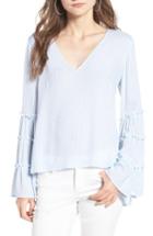 Women's Bp. Stripe Bell Sleeve Blouse