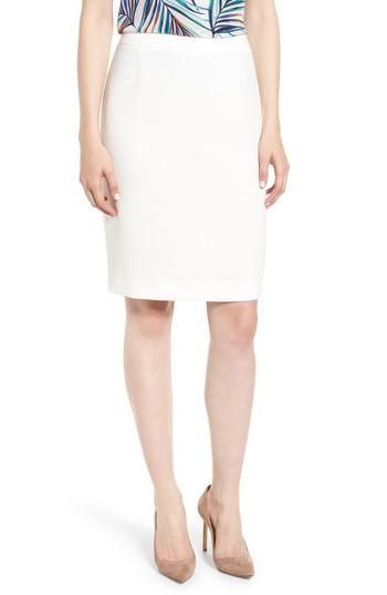 Women's Boss Vimena Pencil Skirt - White